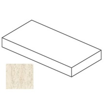 Impronta italgraniti I Travertini TR01LBA2BD Bianco Vein Cut Elemento L Angolare Dx 20mm Specielt element 60x120x14 cm, Italien, sten  - foto 1 - foto 1