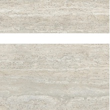 Impronta italgraniti I Travertini TR05DRL Grigio Vein Cut Rilievo 3D Dekor 120x120 cm, Italien, sten  - foto 1 - foto 1