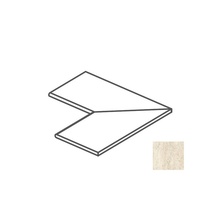 Impronta italgraniti I Travertini TR01AE5A Angolare Assemblato Esterno Bianco Vein Specielt element 30x120 cm, Italien, sten  - foto 1 - foto 1