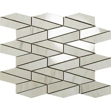 Impronta italgraniti Lux Experience С000484054 MW05MESAM_Cal.MontBlan.Mos.Esag.All.Mix25,5X29,5 Mozaika 25,5x29,5 cm, Włochy, calacatta - zdjęcie 1 - zdjęcie 1