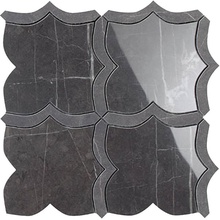 Impronta italgraniti Lux Experience MW02MAM Pietra Grey Mosaico Arabesque Mix Mozaïek 30x30 cm, Italië - foto 1 - foto 1