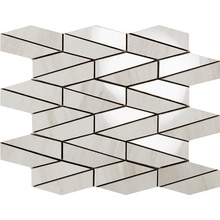 Impronta italgraniti Lux Experience MW03MESAM Helsinki White Mosaico Esagona Allungato Mix Mozaïek 25,5x29,5 cm, Italië - foto 1 - foto 1
