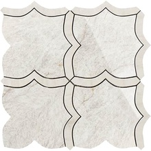 Impronta italgraniti Lux Experience MW04MAM Taj Mahal Mosaico Arabesque Mix Mozaïek 30x30 cm, Italië - foto 1 - foto 1