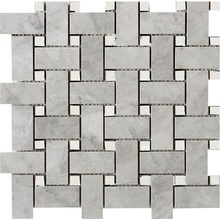Impronta italgraniti Lux Experience MW07MESFA Grigio Verislia Mosaico Esagona Fade Mozaïek 26x30 cm, Italië - foto 1 - foto 1