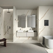 Impronta italgraniti Marble Touch 60x60, nieglazurowany gres porcelanowy, Włochy, calacatta - zdjęcie wnętrza 1 Impronta italgraniti Marble Touch 60x60, nieglazurowany gres porcelanowy, Włochy, calacatta - zdjęcie wnętrza 1 - zdjęcie 1