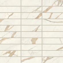 Impronta italgraniti Marble Touch MT01MBL Calacatta Extra Muretto Lap 6mm Mozaïek 30x30 cm, Italië, mozaieklook - foto 1 - foto 1