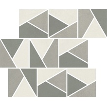 Impronta italgraniti Nuances С000507230 NU00MTGF1_NuancesMos.TriangoliMixFreddo130X30 Mosaïque 30x30 cm, Italie, sous béton - photo 1 - photo 1