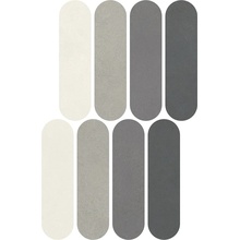 Impronta italgraniti Nuances С000507225 NU00MOVF1_NuancesMos.OvaleMixFreddo119,5X37 Mosaïque 19,5x37 cm, Italie, sous béton - photo 1 - photo 1