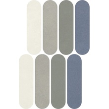 Impronta italgraniti Nuances С000507226 NU00MOVF2_NuancesMos.OvaleMixFreddo219,5X37 Mosaïque 19,5x37 cm, Italie, sous béton - photo 1 - photo 1