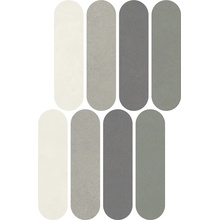Impronta italgraniti Nuances С000507227 NU00MOVF3_NuancesMos.OvaleMixFreddo319,5X37 Mosaïque 19,5x37 cm, Italie, sous béton - photo 1 - photo 1