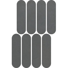 Impronta italgraniti Nuances С000507346 NU04MOV_NuancesNeroMos.Ovale19,5X37 Mosaïque 19,5x37 cm, Italie, sous béton - photo 1 - photo 1