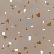 Impronta italgraniti Nuances NU0788C Cipria Coccio gres porcelanato 80x80 cm, Itália, terrazzo - foto 1 - foto 1
