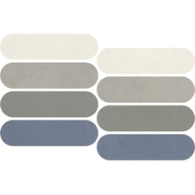 Impronta italgraniti Nuances NU00MOVF2 Mosaico Ovale Mix Freddo 2 Strideup Mosaico 19,5x37 cm, Itália, efeito mosaico - foto 1 - foto 1