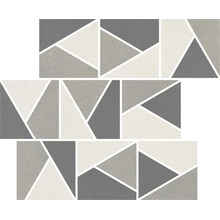 Impronta italgraniti Nuances NU00MTGF3 Mosaico Triangoli Mix Freddo 3 Strideup Mosaico 30x30 cm, Itália, efeito mosaico - foto 1 - foto 1