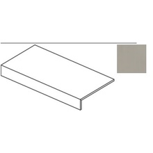 Impronta italgraniti Nuances NU03LBA2B Antracite Elemento a L 20mm Elemento especial 60x120x14 cm, Itália, efeito betao  - foto 1 - foto 1