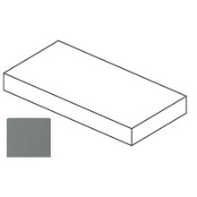 Impronta italgraniti Nuances NU03LBA2BD Antracite Elemento L Angolare Dx 20mm Elemento especial 60x120x14 cm, Itália, efeito betao  - foto 1 - foto 1