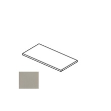 Impronta italgraniti Nuances NU06D5R Gradone Angolare  con Toro Dx Tortora degrau de canto 30x120 cm, Itália, efeito betao  - foto 1 - foto 1