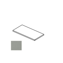 Impronta italgraniti Nuances NU02D5A Gradone Angolare  Assemblato Dx Grigio degrau de canto 30x120 cm, Itália, efeito betao  - foto 1 - foto 1