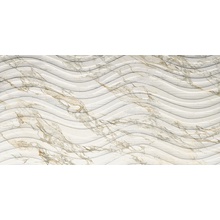 Impronta italgraniti Marble Experience MB02BAO Calacatta Gold SQ Onda keramisch graniet 60x120 cm, Italië, marmerlook - foto 1 - foto 1
