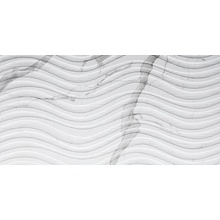 Impronta italgraniti Marble Experience MB01BAO Statuario Lux SQ Onda keramisch graniet 60x120 cm, Italië, marmerlook - foto 1 - foto 1