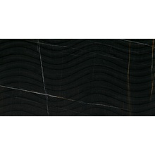 Impronta italgraniti Marble Experience MB04BAO Sahara Noir SQ Onda keramisch graniet 60x120 cm, Italië, marmerlook - foto 1 - foto 1