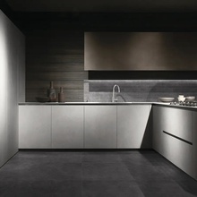 Imso Hermitage 15x15, glazed porcelain stoneware, Italy, concrete - interior photo 1 - 2 Imso Hermitage 15x15, glazed porcelain stoneware, Italy, concrete - interior photo 1 - photo 2