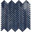 Intermatex Chevron С000523590 Chevron Blue Gloss Mozaika 27,7x28,3 cm, Hiszpania - zdjęcie 1