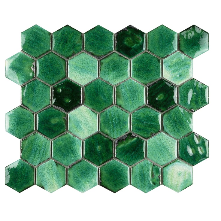 Intermatex Mykonos С000523615 Mykonos Emerald Mozaïek 26,9x31 cm, Spanje, craquelé - foto 1 Intermatex Mykonos С000523615 Mykonos Emerald Mozaïek 26,9x31 cm, Spanje, craquelé - foto 1