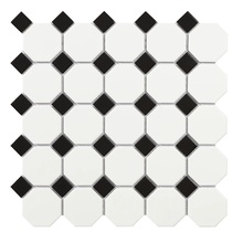 Intermatex Octogon С000523618 Octogon White Matt Mozaikk 29,5x29,5 cm, Spania - foto 1 - foto 1