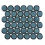 Intermatex Round С000523632 Round Teal Mozaika 26,3x30,4 cm, Španělsko - fotografie 1