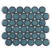 Intermatex Round С000523632 Round Teal Mozaik 26,3x30,4 cm, Spanien - foto 1 - foto 1