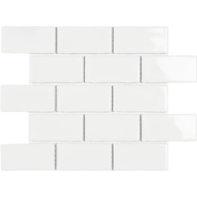 Intermatex York С000523648 York White Gloss Mosaik 26,5x30,9 cm, Spanien - Foto 1 - Foto 1