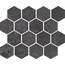 Isla Tiles Canyon С000609536 1006772_Mos.Esag.CanyonBlack25x30 Mosaic 25x30 cm, Italy, other types of stone - photo 1