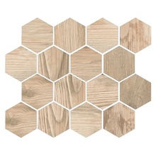 Isla Tiles Essence С000436070 1004656_Mos.Esag.EssenceCream25X30 Mosaic 25x30 cm, Italy, wood - photo 1 - photo 1
