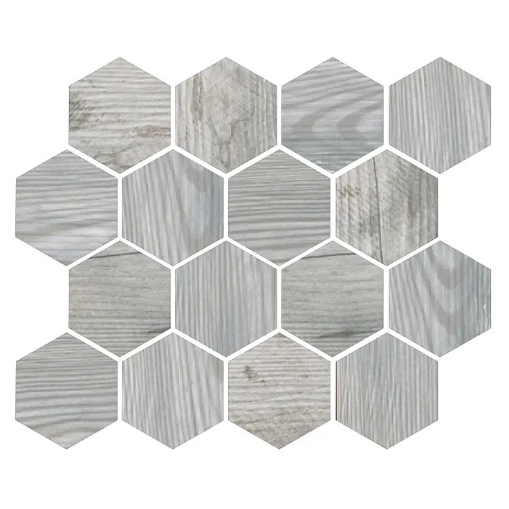 Isla Tiles Essence С000436071 1004657_Mos.Esag.EssenceGrey25x30 Mosaic 25x30 cm, Italy, wood - photo 1 Isla Tiles Essence С000436071 1004657_Mos.Esag.EssenceGrey25x30 Mosaic 25x30 cm, Italy, wood - photo 1
