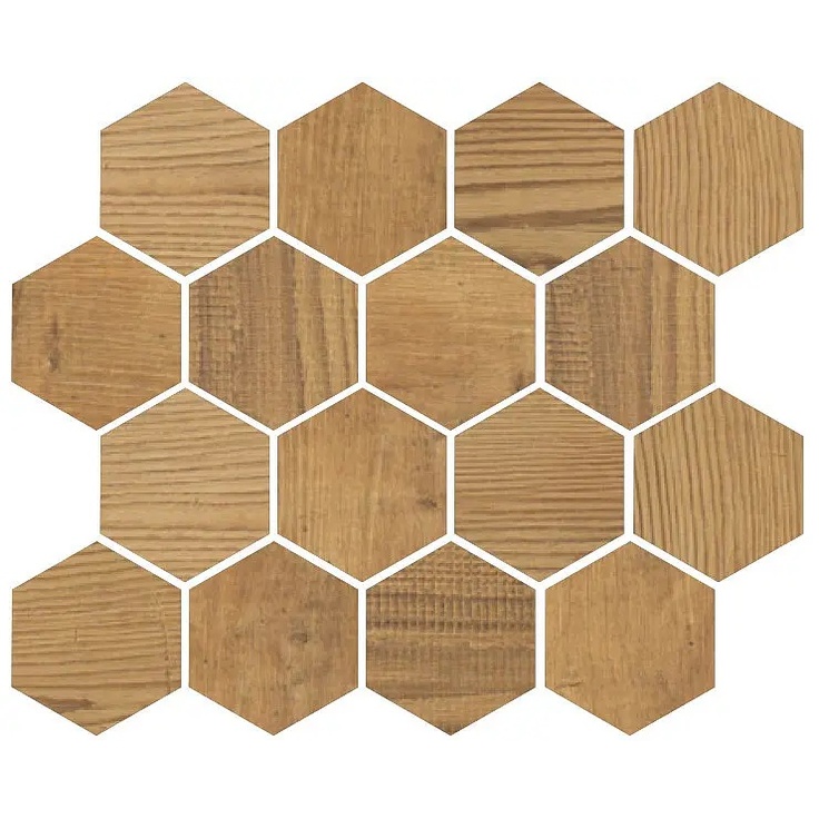 Isla Tiles Essence С000479801 1005230_Mos.Esag.EssenceHoney25X30 Mosaic 25x30 cm, Italy, wood - photo 1 Isla Tiles Essence С000479801 1005230_Mos.Esag.EssenceHoney25X30 Mosaic 25x30 cm, Italy, wood - photo 1