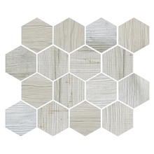 Isla Tiles Essence С000436072 1004658_Mos.Esag.EssenceWhite25x30 Mosaic 25x30 cm, Italy, wood - photo 1 - photo 1