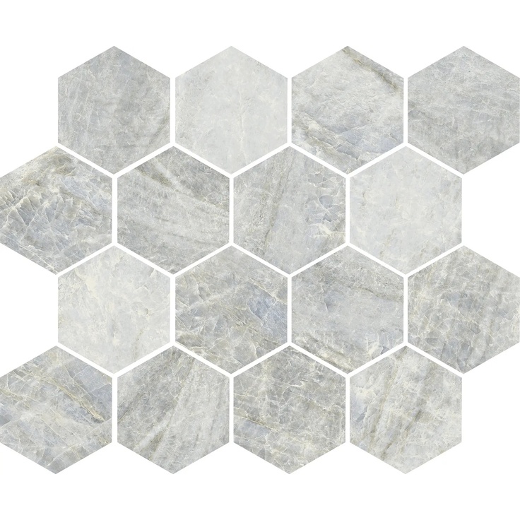 Isla Tiles Oyster С000618052 1007066_Mos.Esag.OysterBlue25X30 Mozaika 25x30 cm, Itálie, ostatní druhy mramoru - fotografie 1 Isla Tiles Oyster С000618052 1007066_Mos.Esag.OysterBlue25X30 Mozaika 25x30 cm, Itálie, ostatní druhy mramoru - fotografie 1