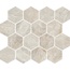 Isla Tiles Oyster С000618053 1007067_Mos.Esag.OysterGrey25X30 Mozaik 25x30 cm, Italien, andre typer marmor - foto 1