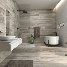 ITT Ceramic Jazz 23x120 см, glazed porcelain stoneware, Spain, wood look - interior photo 1 - 2 ITT Ceramic Jazz 23x120 см, glazed porcelain stoneware, Spain, wood look - interior photo 1 - photo 2