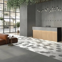 ITT Ceramic Seven 29,5x59,5, glazed porcelain stoneware, Spain, concrete - interior photo 1 - 3 ITT Ceramic Seven 29,5x59,5, glazed porcelain stoneware, Spain, concrete - interior photo 1 - photo 3