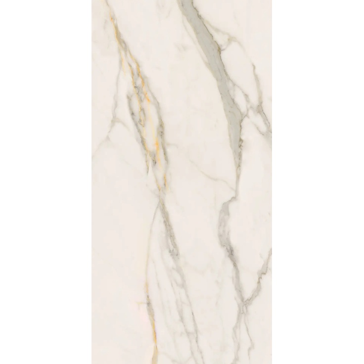 Keope Elements Lux С000386553 28A2_E.LuxCalacattaGold60X120Rt porcelain tile 60x120 cm, Italy, calacatta - photo 1