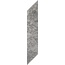 Keope Elements Lux С000495401 T2A2_E.LuxSilverGreyChevronSX10x59LappRt porcelain tile 10x59 cm, Italy, other types of marble - photo 1
