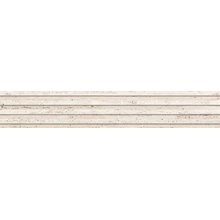 Keope Trevi С000619000 I3L1_Trevi_ivory_plisse_3d Decor 18,4x120 cm, Italy, travertine - photo 1 - photo 1