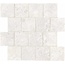 Keope Trevi С000619015 I3M8_Trevi_cross_white_mos._Bur Mosaic 31x31 cm, Italy, travertine - photo 1