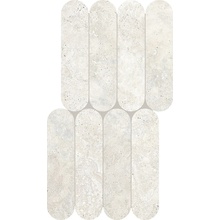 Keope Trevi С000618991 I38P_Trevi_cross_white_biscuits Mosaic 28,5x55,5 cm, Italy, travertine - photo 1 - photo 1