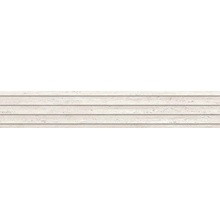 Keope Trevi С000619003 I3L4_Trevi_white_plisse Decor 18,4x120 cm, Italy, travertine - photo 1 - photo 1
