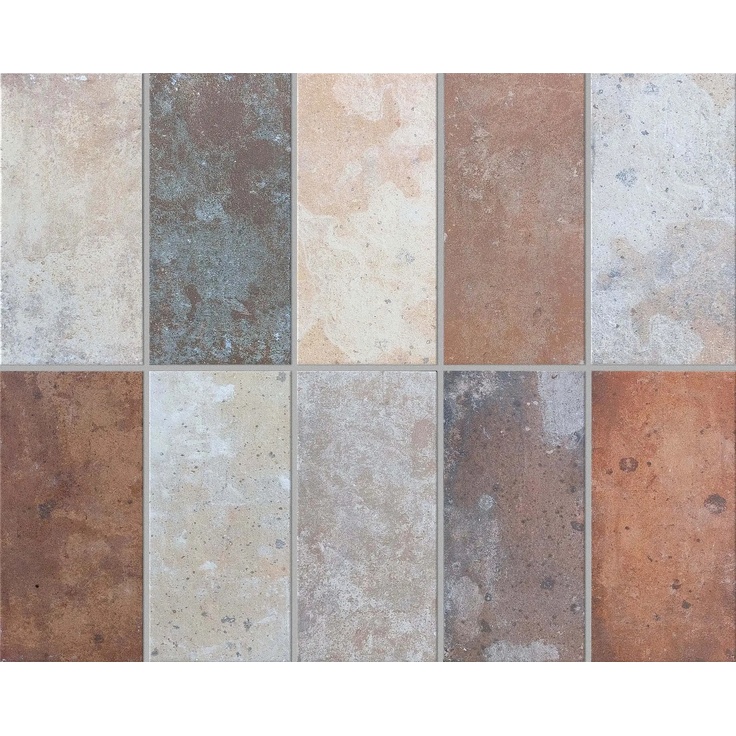 Keradom Chianti С000586927 1225KCHMU_ChiantiMulticolor12,5*25 porcelænsflise 12,5x25 cm, Italien, kotto - foto 1