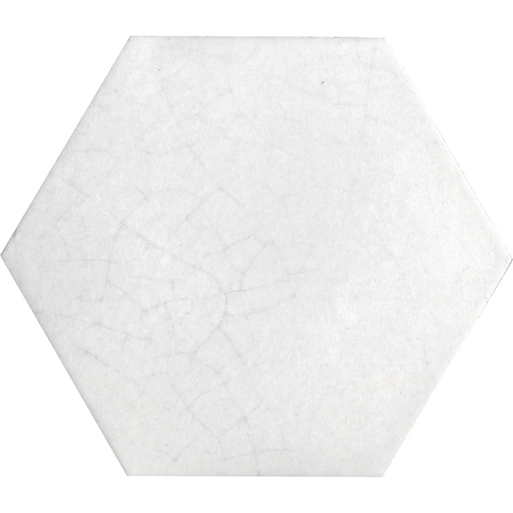 Keradom Dolcevita С000586937 15KESDOWH_DolcevitaEsagonaWhite15*17,3 grès cérame 15x17,3 cm, Italie, craquelure - photo 1 Keradom Dolcevita С000586937 15KESDOWH_DolcevitaEsagonaWhite15*17,3 grès cérame 15x17,3 cm, Italie, craquelure - photo 1