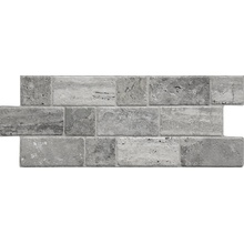Keradom Roma С000573048 16KROGR_RomaGrey16*40 keramisch graniet 16x40 cm, Italië, travertijn - foto 1 - foto 1